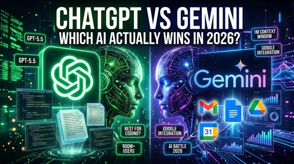 Chatgpt vs Google Gemini Which is Best [2026]